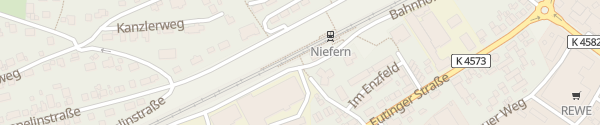 Karte Bahnhof Niefern-Öschelbronn