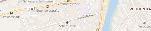 Karte City-Parkhaus Marburg