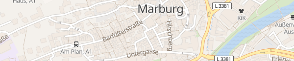 Karte Rathaus Marburg