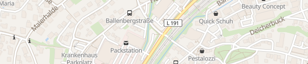 Karte Ballenbergstraße Engen