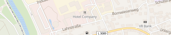 Karte Hotel Company Cölbe