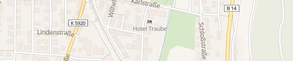 Karte Hotel Traube Wurmlingen
