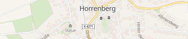 Karte Ortsstraße Horrenberg Dielheim