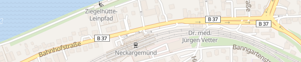 Karte Bahnhof Neckargemünd