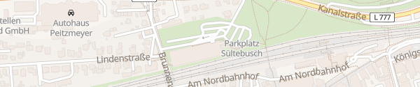 Karte Parkhaus Sültebusch Bad Oeynhausen
