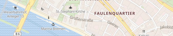 Karte Geeren Bremen