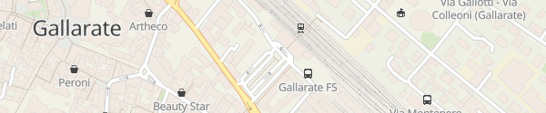 Karte Piazza Giovanni XIII Gallarate