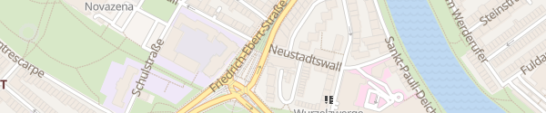 Karte Neustadtswall Bremen