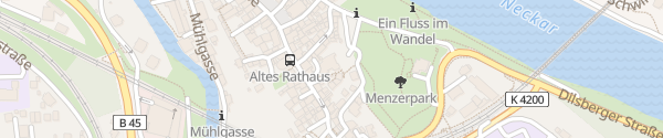 Karte Parkhaus Pflughof Neckargemünd
