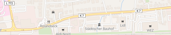 Karte Stadtwerke Bad Oeynhausen