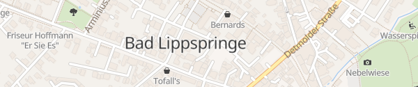Karte Volksbank Bad Lippspringe