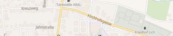 Karte Kirchhofsgasse Lich