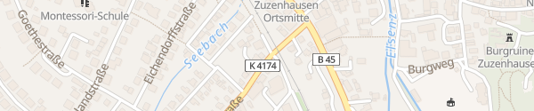 Karte Klaus Streib GmbH Zuzenhausen