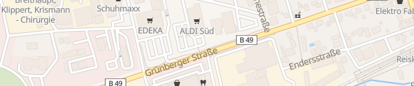 Karte ALDI Süd Reiskirchen
