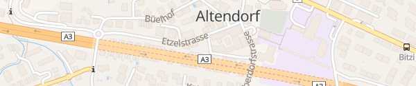 Karte Elektrizitätsversorgung Altendorf Altendorf