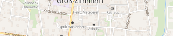 Karte Parkplatz Kirchstraße Groß-Zimmern