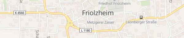 Karte Rathaus Friolzheim