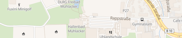 Karte Hallenbad Mühlacker