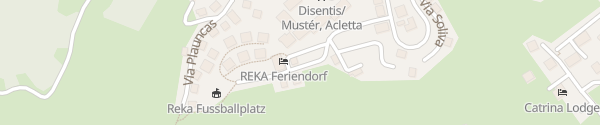 Karte REKA Feriendorf Disentis