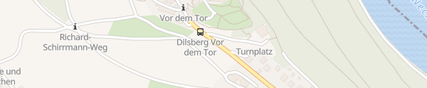 Karte Parkplatz Burgfeste Dilsberg Neckargemünd
