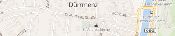 Karte Schnellladesäule St.-Andreas-Straße Mühlacker