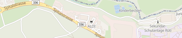 Karte ALDI Rüti