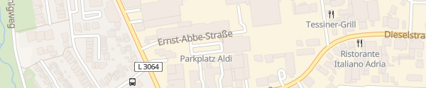 Karte ALDI Süd Ernst-Abbe-Straße Mühlheim am Main