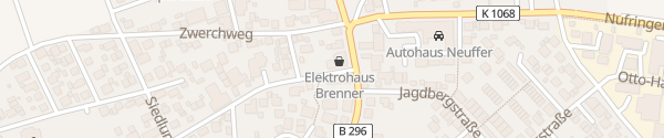 Karte Elektrohaus Brenner GmbH Herrenberg-Kuppingen