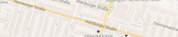 Karte Hamburger Straße Bremen
