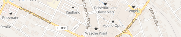 Karte Parkhaus Flechtdorfer Straße Korbach