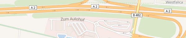 Karte IONITY Autohof Porta Westfalica