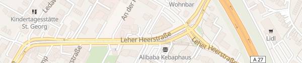 Karte Gerold-Janssen-Straße Bremen