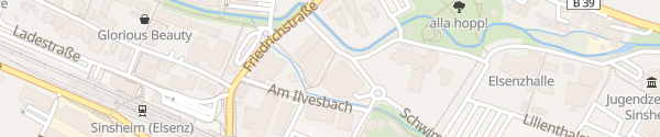 Karte Freibad Sinsheim