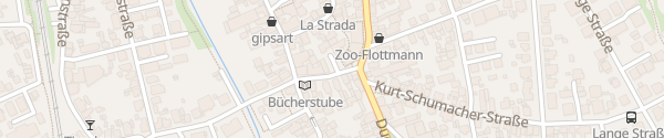 Karte Eisenbahnstraße Rodgau