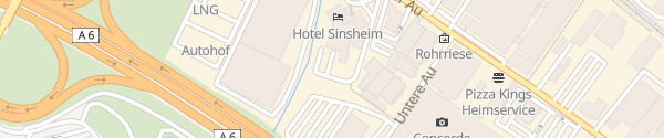 Karte Hotel Sinsheim Sinsheim