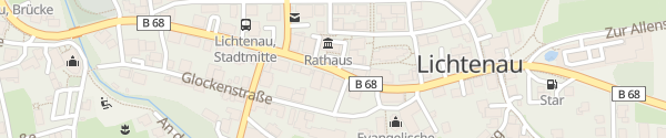 Karte Rathaus Lichtenau