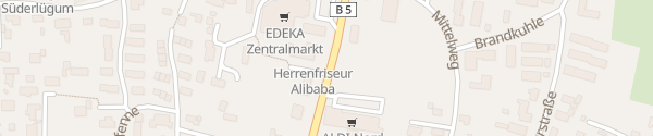 Karte Gemeindeamt Süderlügum