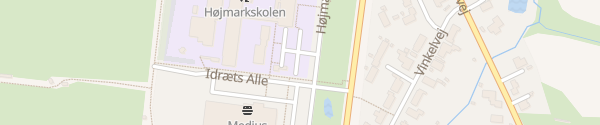 Karte Højmarkskolen Holsted