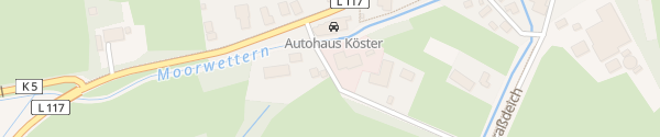Karte Autohaus Köster Ihlienworth