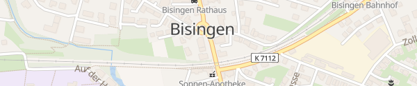 Karte SDK Filialdirektion Alb-Allgäu Bisingen