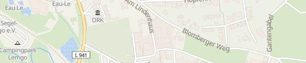 Karte Am Lindenhaus Lemgo