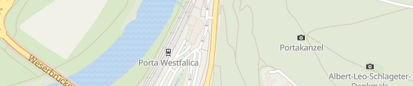 Karte Bahnhof Porta Westfalica
