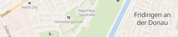 Karte Sepp-Hipp-Sporthalle Fridingen an der Donau