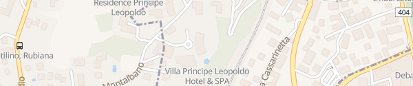 Karte Hotel Villa Principe Leopoldo Lugano