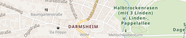 Karte Bezirksamt Darmsheim Sindelfingen