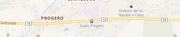 Karte Centro Civico Comunale Gudo