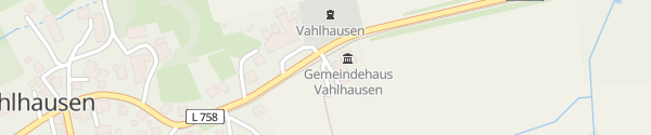 Karte Ev. Kirche Vahlhausen Detmold