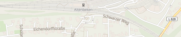 Karte Bahnhof Altenbeken