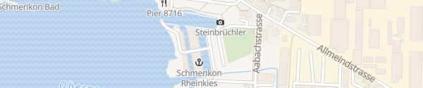 Karte Parkplatz Hafen Schmerikon