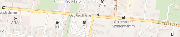 Karte Q1 Tankstelle Osterholzer Heerstraße Bremen
